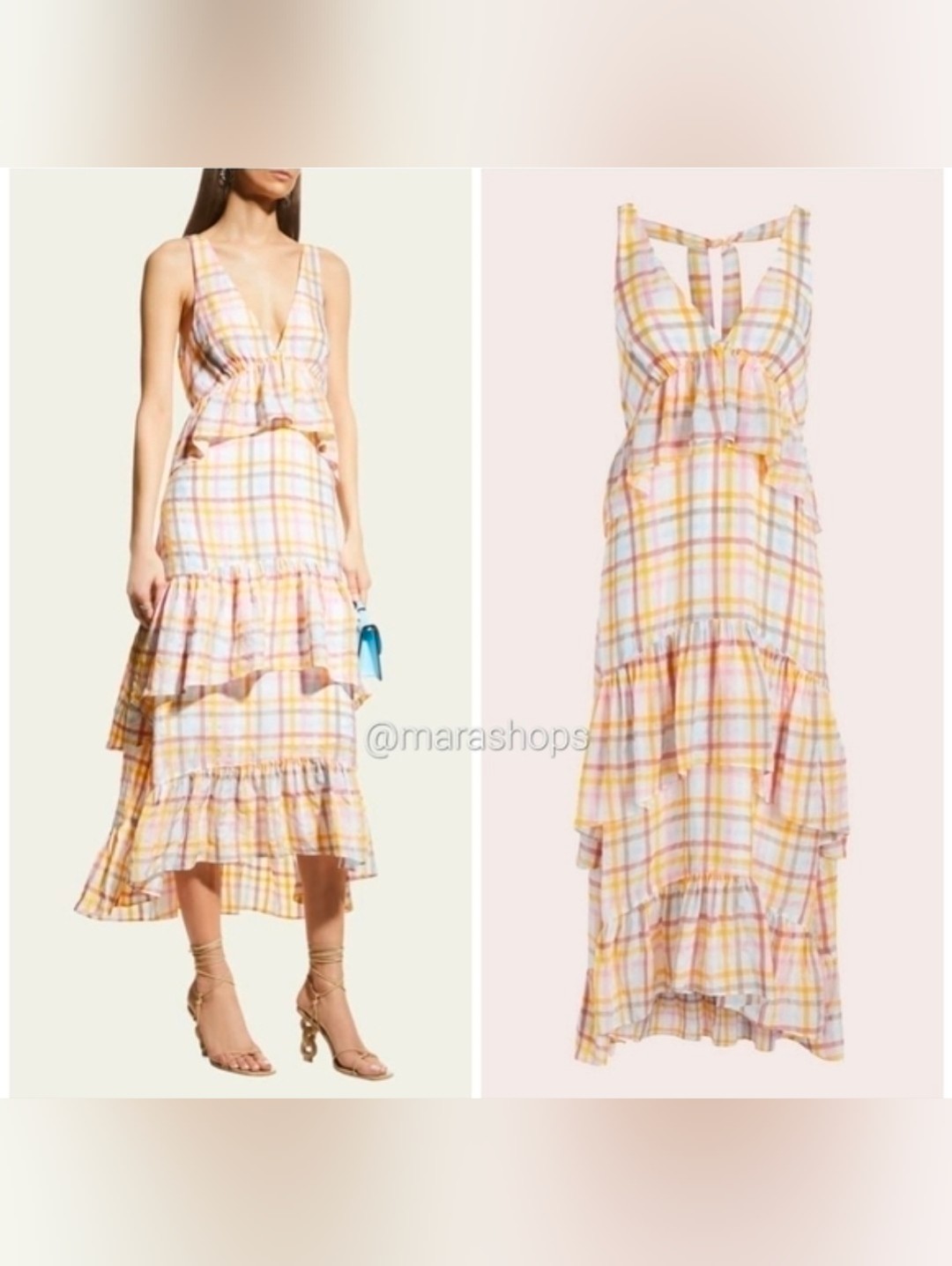 Cinq A Sept Astor Poplin Tiered Dress